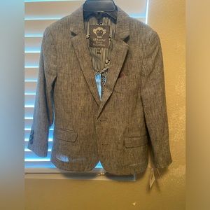 Appaman gray pinstripe sports coat